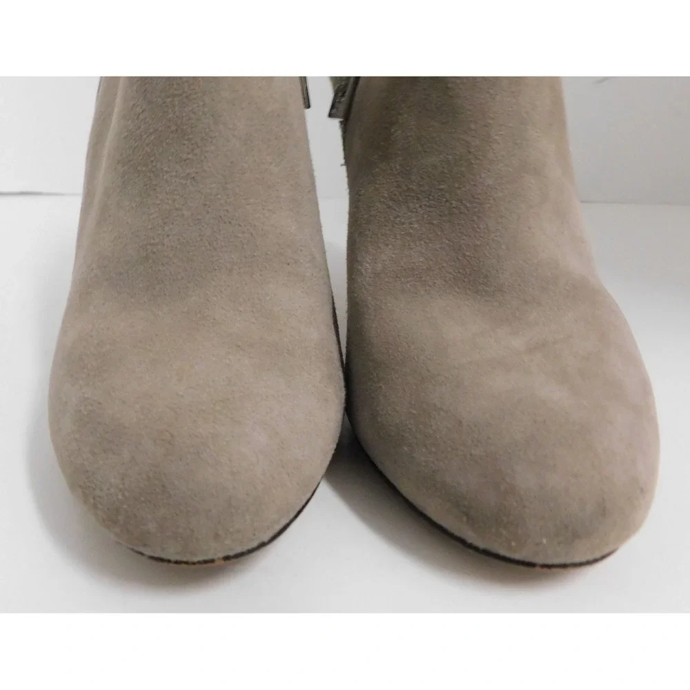 Michael Kors Beige‎ Suede Booties Sammy Shootie $175rt  Size 5.5 M
